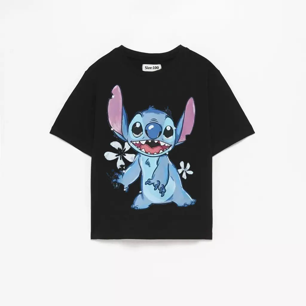 Summer Boys T-shirt For 1-7T Kids Tees Round Neck Shirt Short Sleeve Round Neck Tops Kids Cartoon Fashion Casual Boy Costume