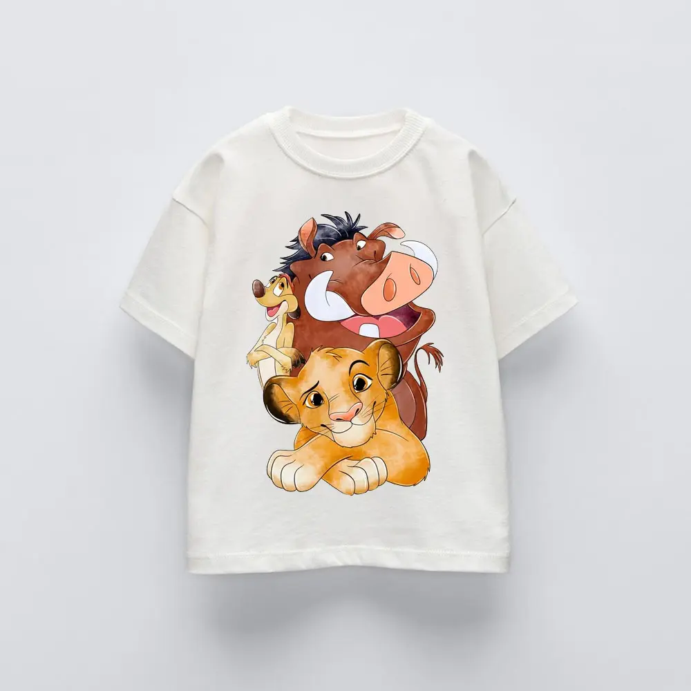 Summer Boys T-shirt For 1-7T Kids Tees Round Neck Shirt Short Sleeve Round Neck Tops Kids Cartoon Fashion Casual Boy Costume