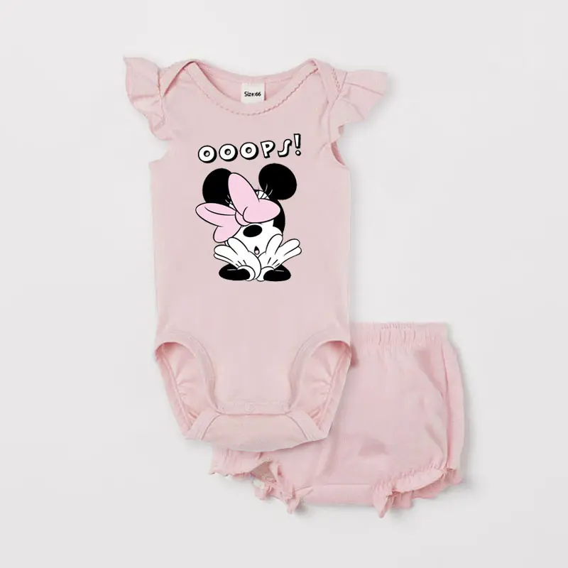 Cute Lion Simba Baby Suits Summer Cotton Bodysuit + Shorts 3-24Months Infant Clothes Set