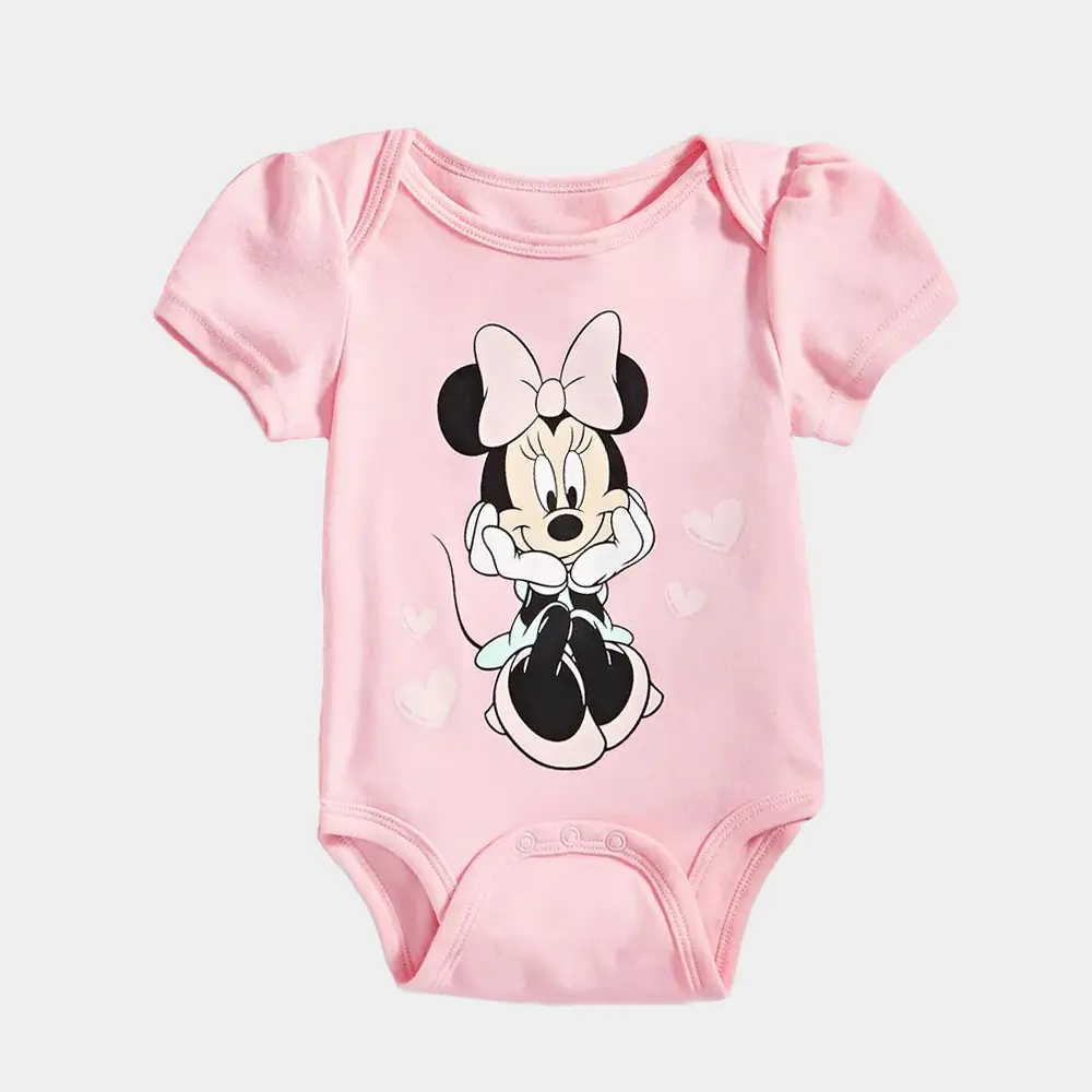 3pcs Summer Newborn Rompers Cartoon Minnie Mickey Baby Boys Girls Jumpsuit Infant Costume Short Sleeve Bodysuits