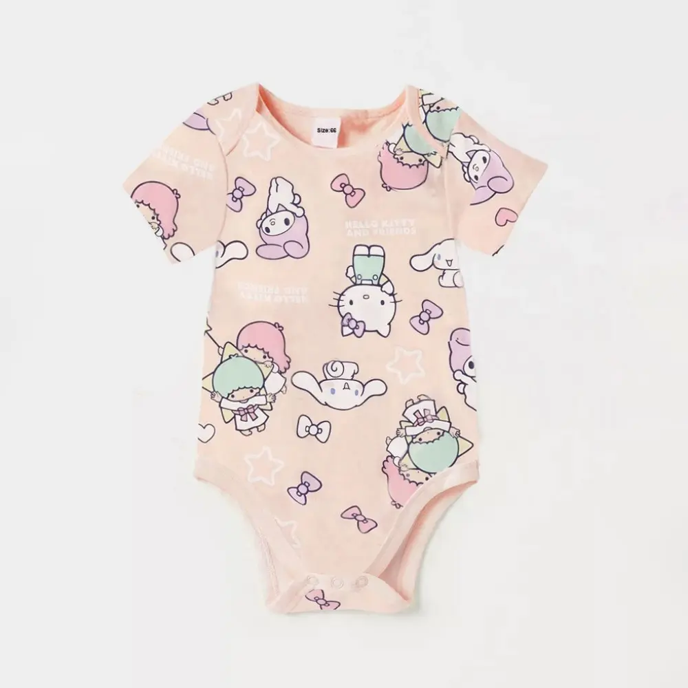 Fashion Baby Boy Girl Bodysuits Mickey & Minnie Cotton Cartoon Printed Newborn Onp-piece Baby Clothes
