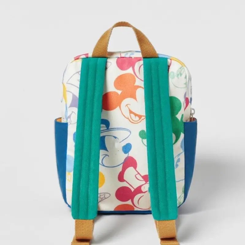 Children Mickey Minnie Backpack Cute Cartoon Print Schoolbag Student Backpack for Girls