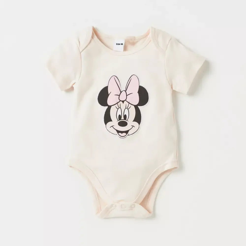 Fashion Baby Boy Girl Bodysuits Mickey & Minnie Cotton Cartoon Printed Newborn Onp-piece Baby Clothes