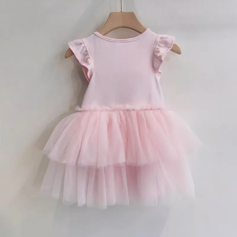 Minnie Summer Toddler Baby Girls Dress Puffy Mesh Tutu Princess Baby Girl Birthday Party Clothes Kids Dress