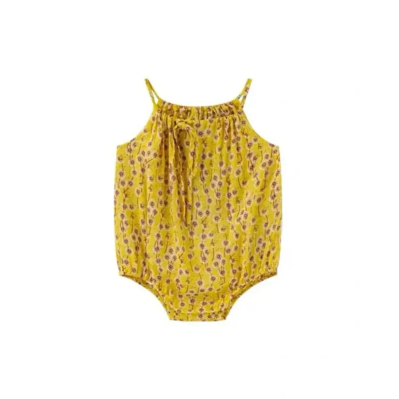 Summer Baby Girl Rompers Loose Style Floral Cotton Newborn Girls Jumpsuit Baby Girl One piece