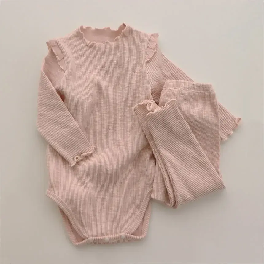 Baby Girl Clothing Sets Spring Newborn Girl Clothes Bodysuit + Pants Kids Clothes Baby Girl Outfit Infant Clothing For 0-2Y