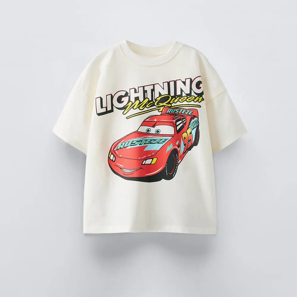 Summer Kids Clothes Stitch Print Casual Loose Cartoon Baby Boy T-Shirt Children Fashion Costume Baby Short Sleeve Tops