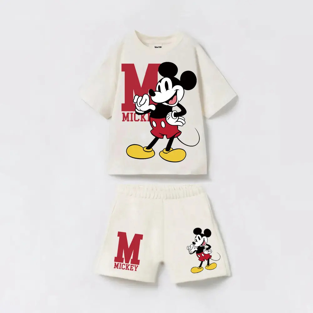 2Pcs Baby Boys Casual Suits Summer Children Short Sleeve Shorts Set Fashion Toddler Iees + Shorts Outfits Cartoon Boys Clothes