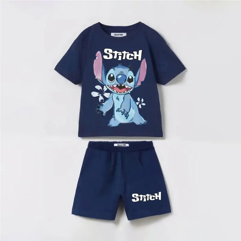 1-6Y Cartoon Kids Boy Clothes Outfit Summer Cotton Boy Casual Tee + Shorts 2Pcs Children Baby Boy Clothes Sets