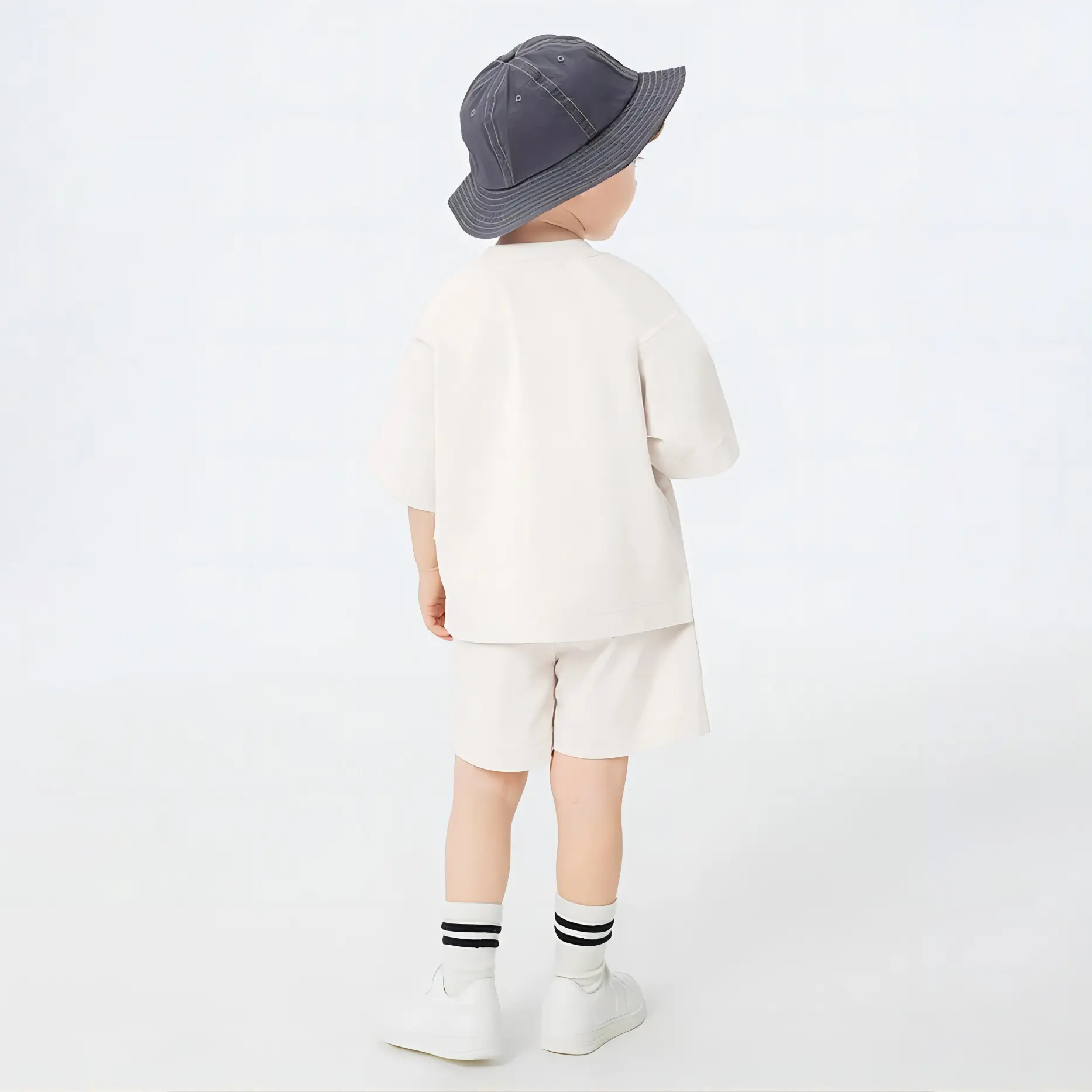 2Pcs Toddler Baby Boy Clothes Sets Mickey Loose Style Kids T-shirt + Shorts Baby Tracksuits Baby Short Sleeve Outfit