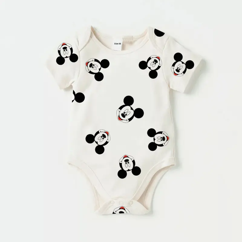 3Pcs 0-12M Newborn Clothes Baby Gifts Cute Hello kitty My melody Minnie Mouse Printed Rompers Spring Summer Infant Jumpsuits