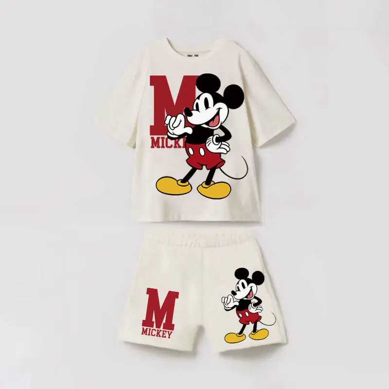 Summer Baby Clothes Sets Kids T-shirt + Shorts Children's Short Sleeve Cotton Tees Tracksuits Loose Style Kids Clothes