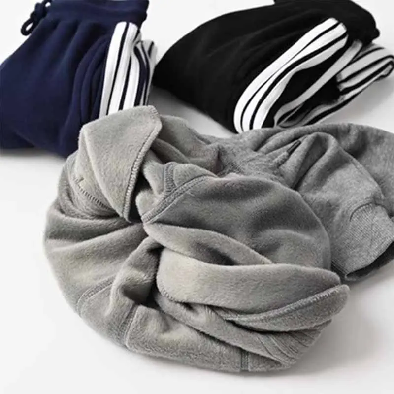 Girls Padded Thickened Pants Boys One Fleece Warm Sweatpants Autumn Winter New Children's Casual Sweatpants 3-10 Years Old