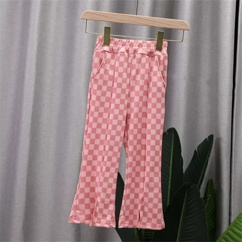 Girl's Clothes Sets Kids Summer Suit Children's Short-Sleeved Cartoon Tops Trousers 2 Pcs 2025 New Casual Fashion Outfit