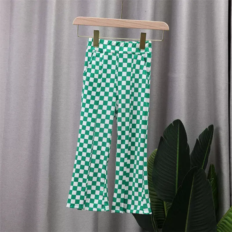 Girl's Clothes Sets Kids Summer Suit Children's Short-Sleeved Cartoon Tops Trousers 2 Pcs 2025 New Casual Fashion Outfit