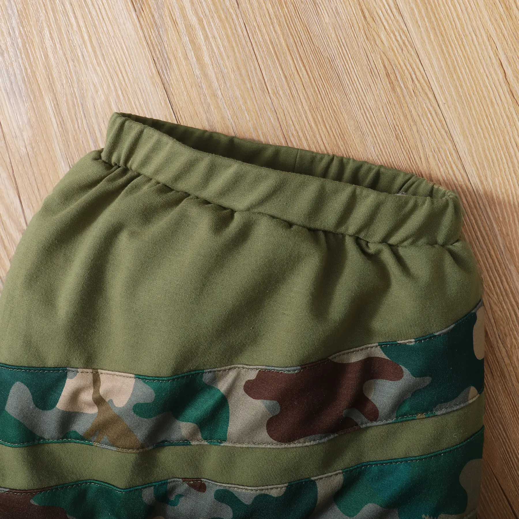 Children Boy Set Alphabet Splicing Camouflage Long Sleeve+Pants Casual 2Pcs/Set 1-4 Years old Boys' Spring  Autumn Fashion Set