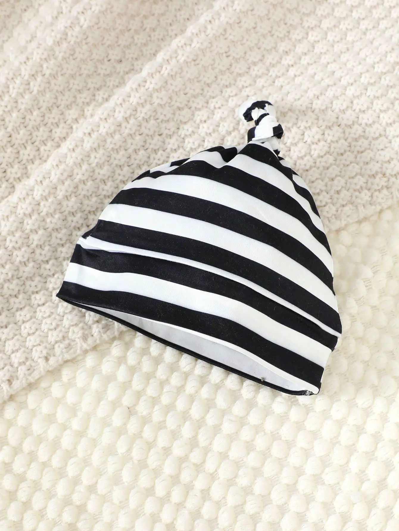 3Pcs  Newborn Baby Boy Striped Zebra Bodysuit+Hat+Drool towel Baby Set fit 0-18 Months Cute  Babies Autumn Bodysuit