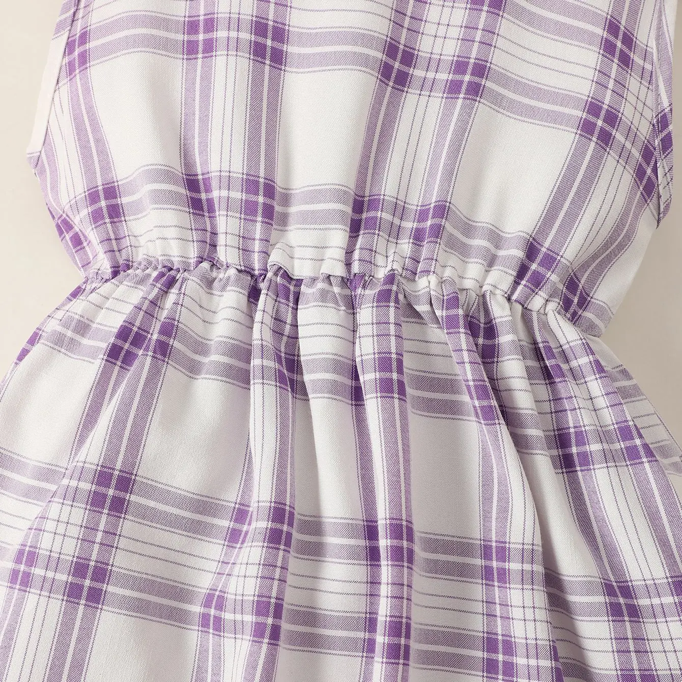 Girls Round Neck Plaid Sleeveless Dress+Long Sleeved Shawl Two-piece1-6 Year-old Girls Fashion Set Girls Autumn Party Dress