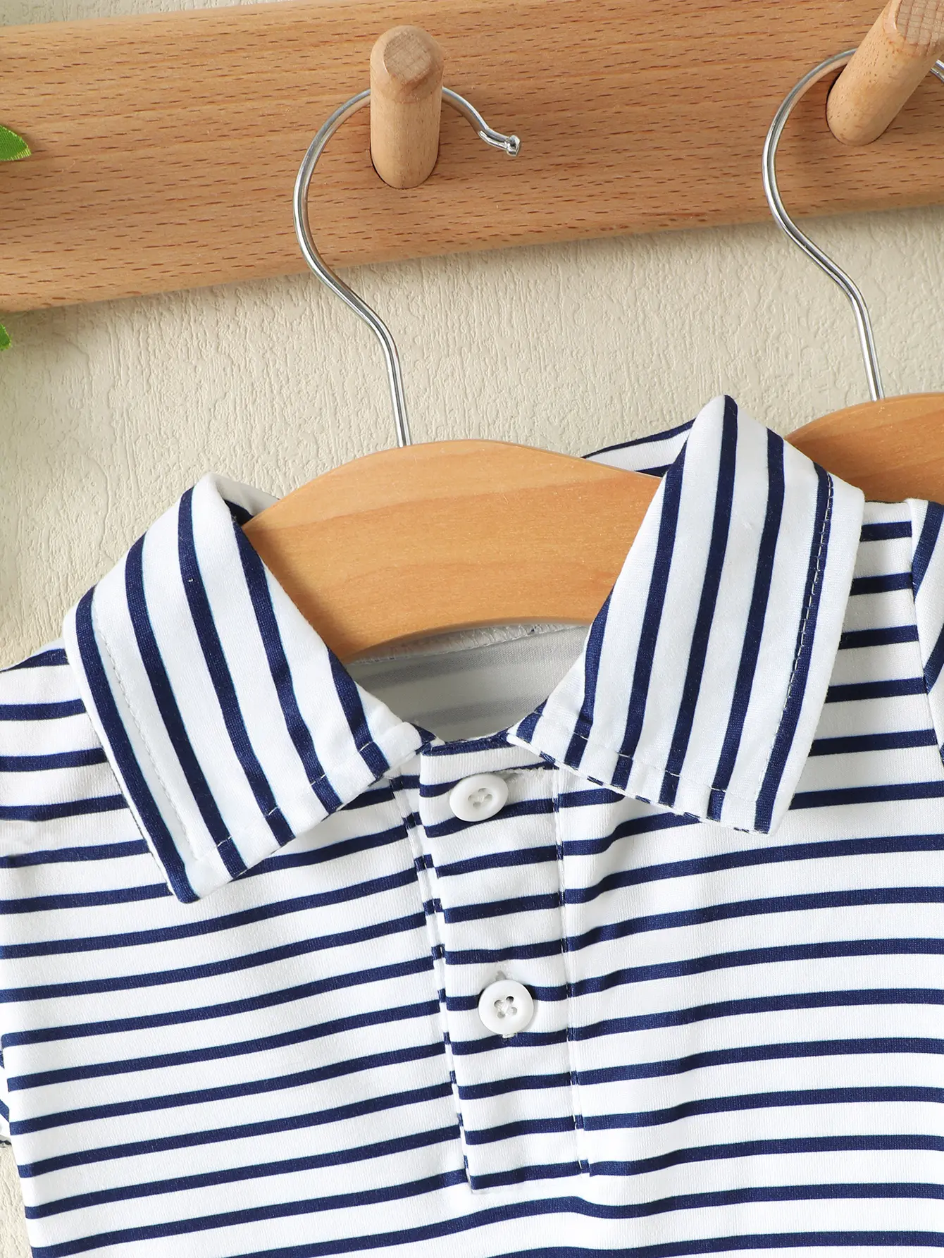 3pcs Baby boy  Striped Button Short sleeved Bodysuit 0-18 Months Big Baby boy Summer  Bodysuit Baby clothing
