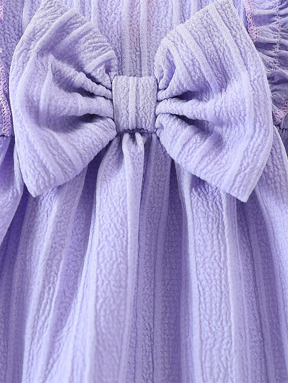 0-24 Months Cute Baby Girl Summer Dress Purple Ruffle Bow Princess Skirt+Headband 2Pcs Baby Clothing