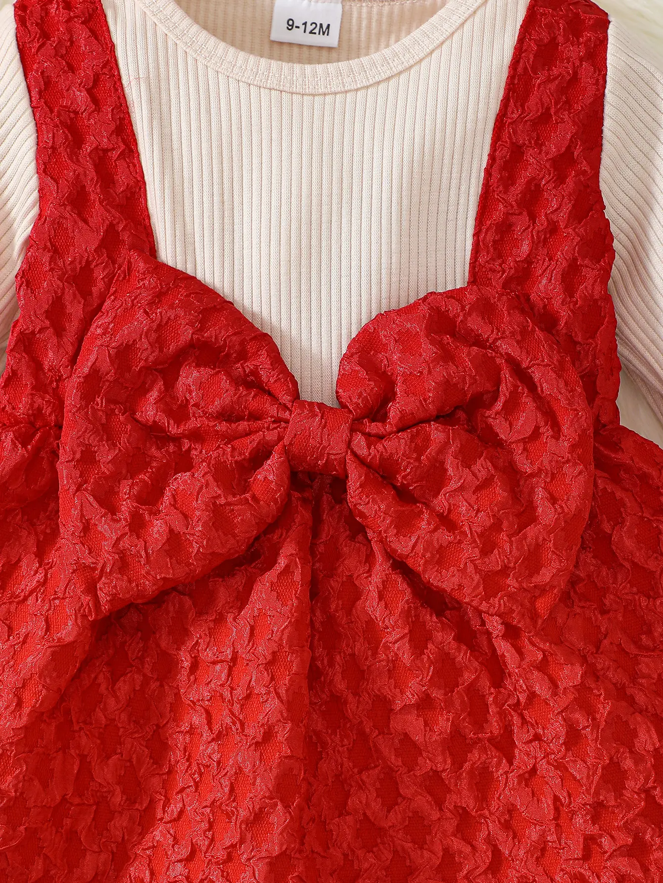2Pcs Toddler Baby Girl Dress Bow Spring Autumn Princess Dress+Headband 0-3 Year old Cute Little girl Festival Party Dress