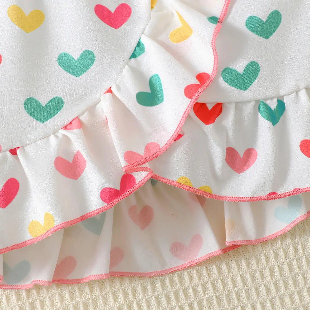 Children's girls'Set Ruffled off Shoulder Top+Irregular Skirt Two-piece set for 4-7 year old girls' Summer Party Fashion Set