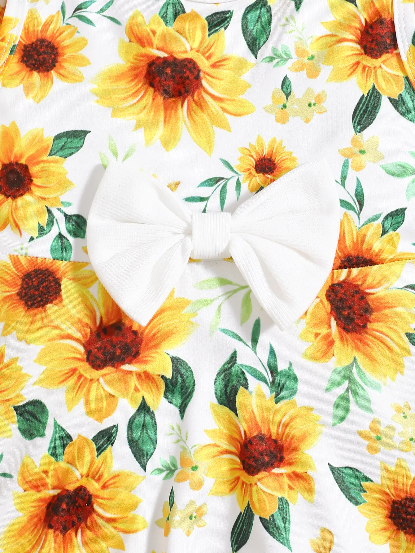 3Pcs Kid Girl Dress Sunflower Sleeveless Dress+Shawl+Hat Girl Summer Vacation Casual Dress Set for girls aged 3-8 Years