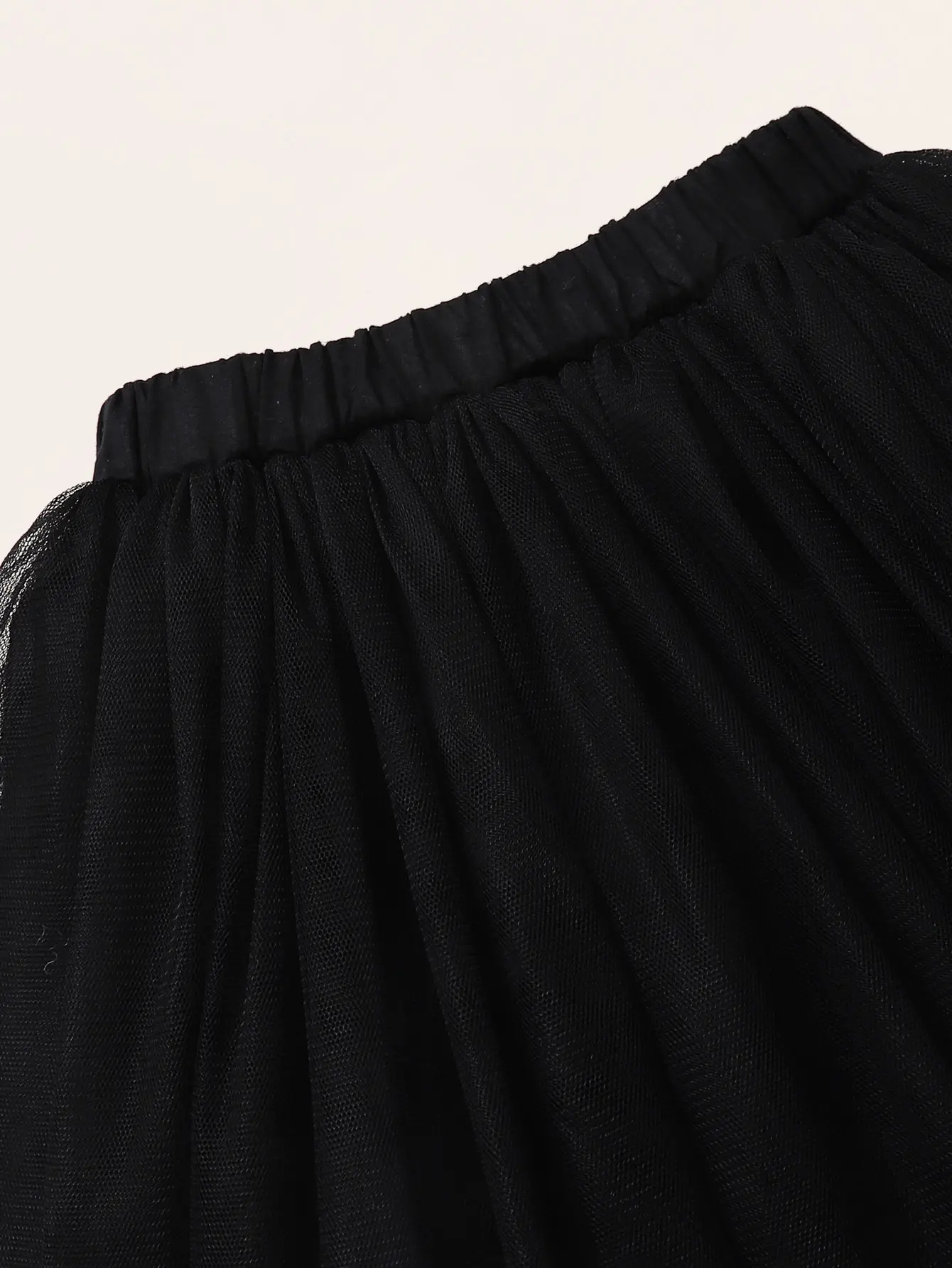 2Pcs Children Girl Set Bow Top Black Tulle Puff Skirt Fashion Set  for 1-6 Year Old Girls' Summer Birthday Party Set