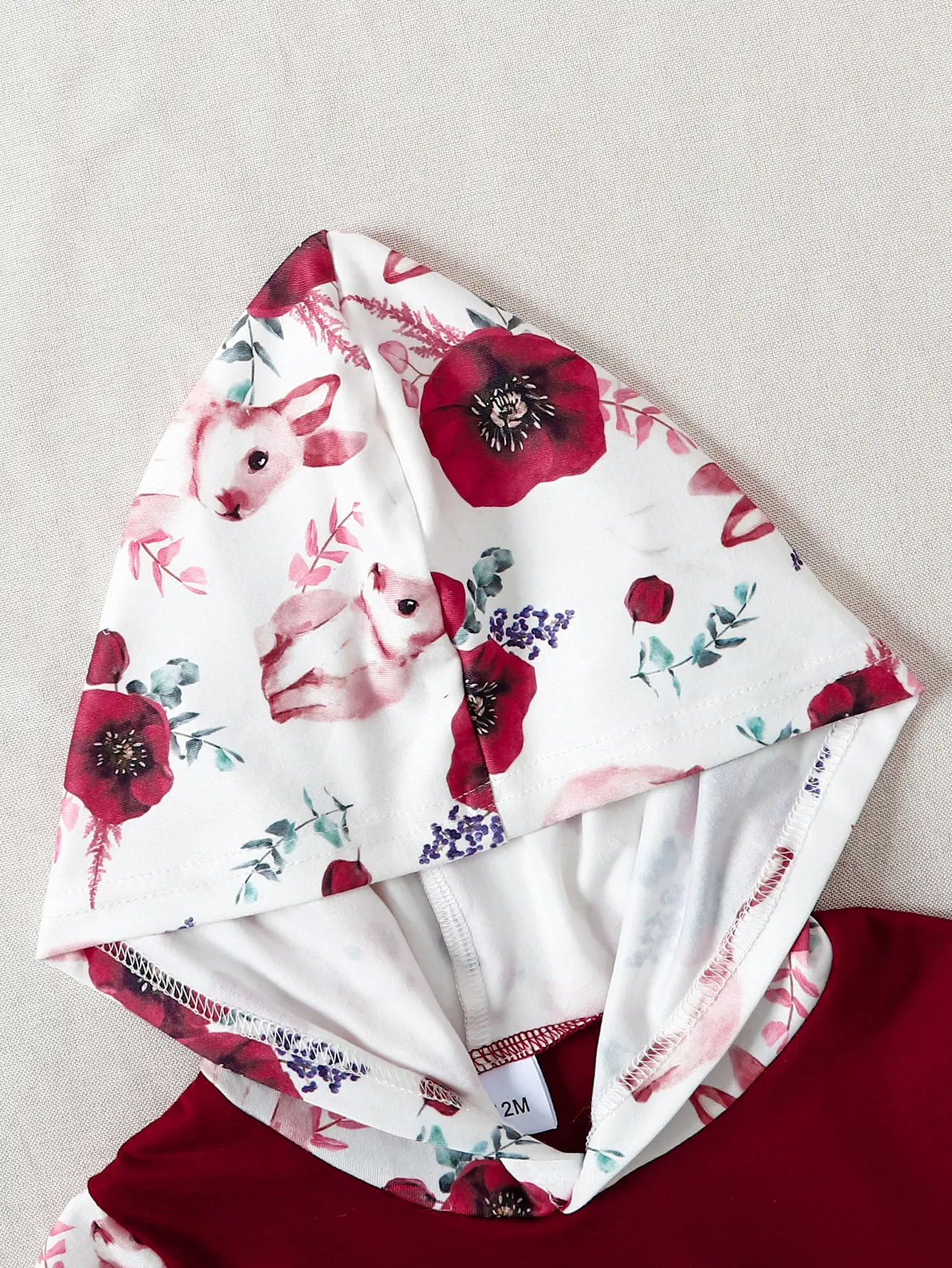 Summer Baby girl Casual Set Hoodie Color Blocked Flower Short sleeved Printed short sleeved Two-piece set for 0-3 Year old Girls