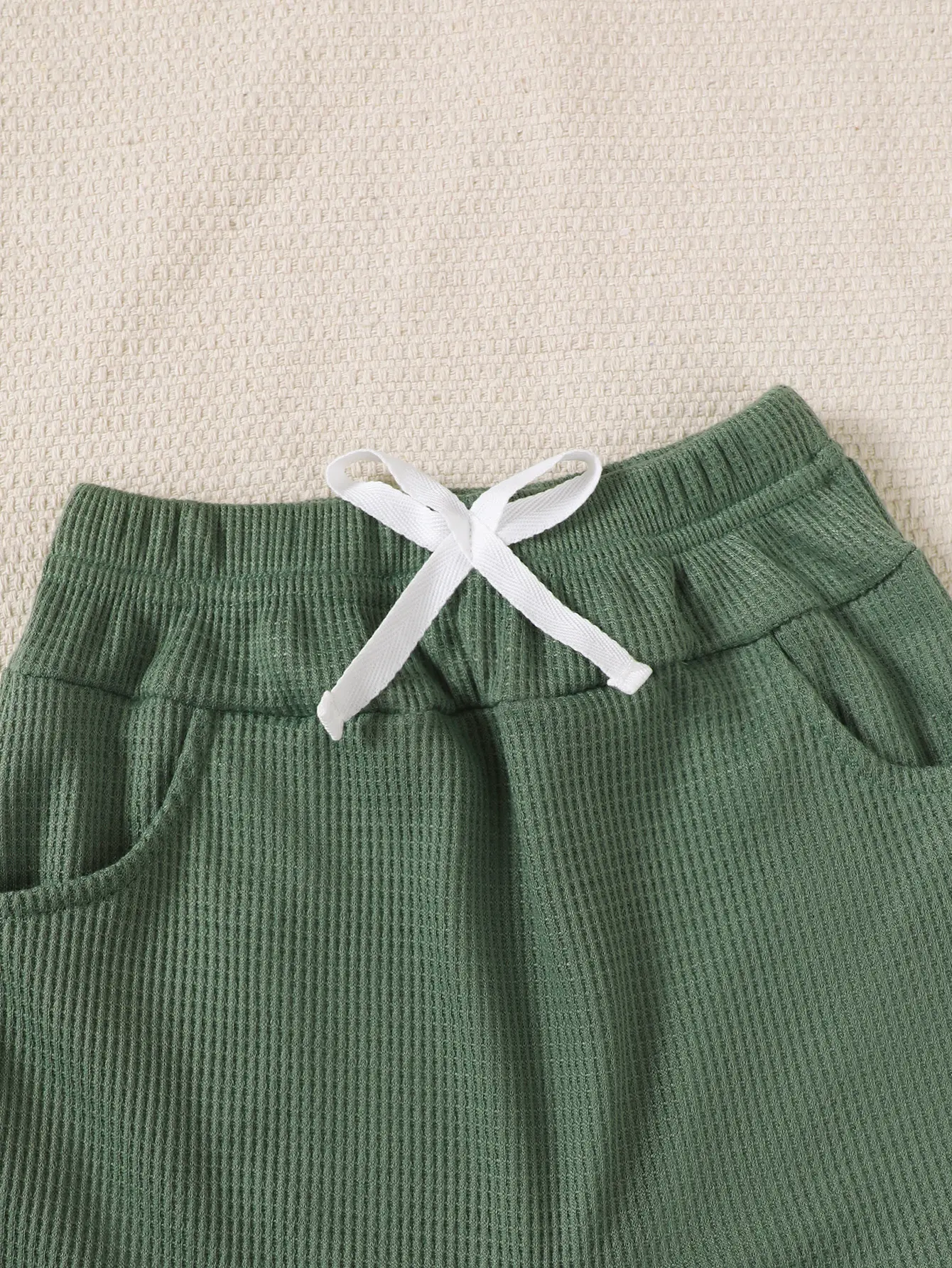 Summer boys' Casual Suit Knitted Letter short sleeved Pants Two-piece Set suitable for 0-3 Year old Boys' sports Suit