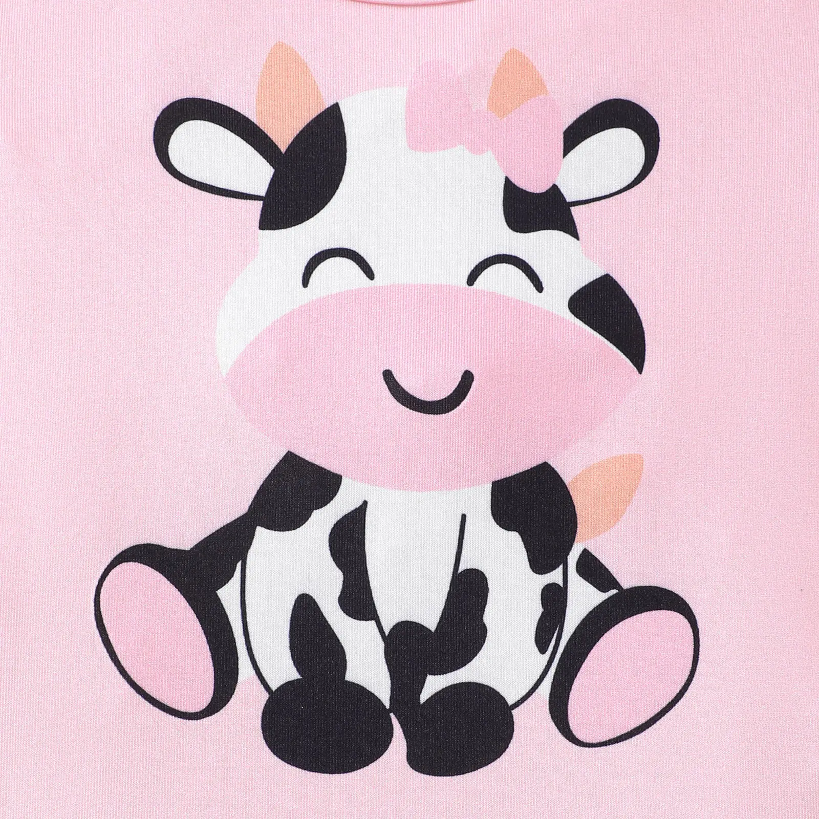 0-18 Months Newborn Baby girl 3Pcs/Set Cartoon Cute Little Cow Short sleeved+Skirt+Headband Set Baby girl Summer clothing