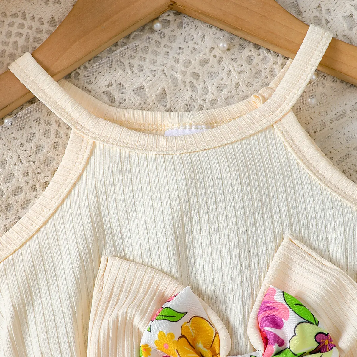 Baby girl Dress Bow Small Floral Sleeveless Dress+Hat 2-piece Set for 0-3 Years old Cute Baby Girl Summer Casual Dress