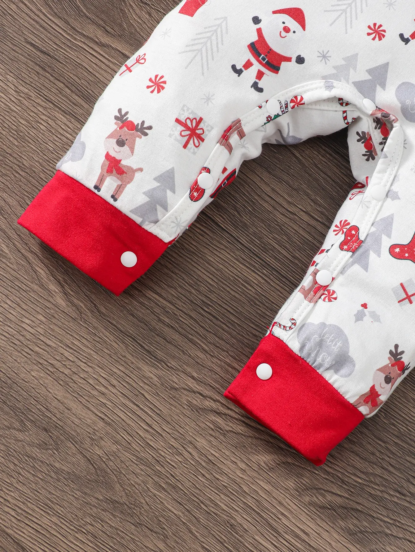 Baby Clothing Santa Claus Bow Bodysuit+Hat 2pc/Set 0-24 Month old Male Baby Christmas clothing Baby gentleman's clothing