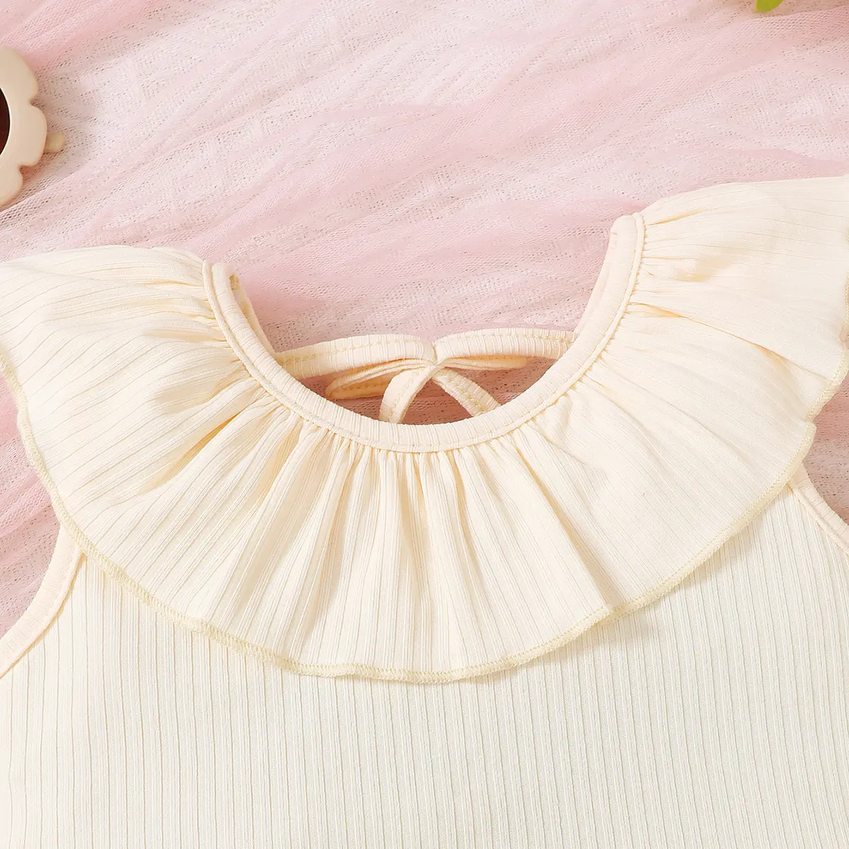 0-3 Year Baby Girl Doll Collar Sleeveless Top+Cake Skirt Set Toddler Summer Set fit for Mothers' Little Princess Baby Clothing