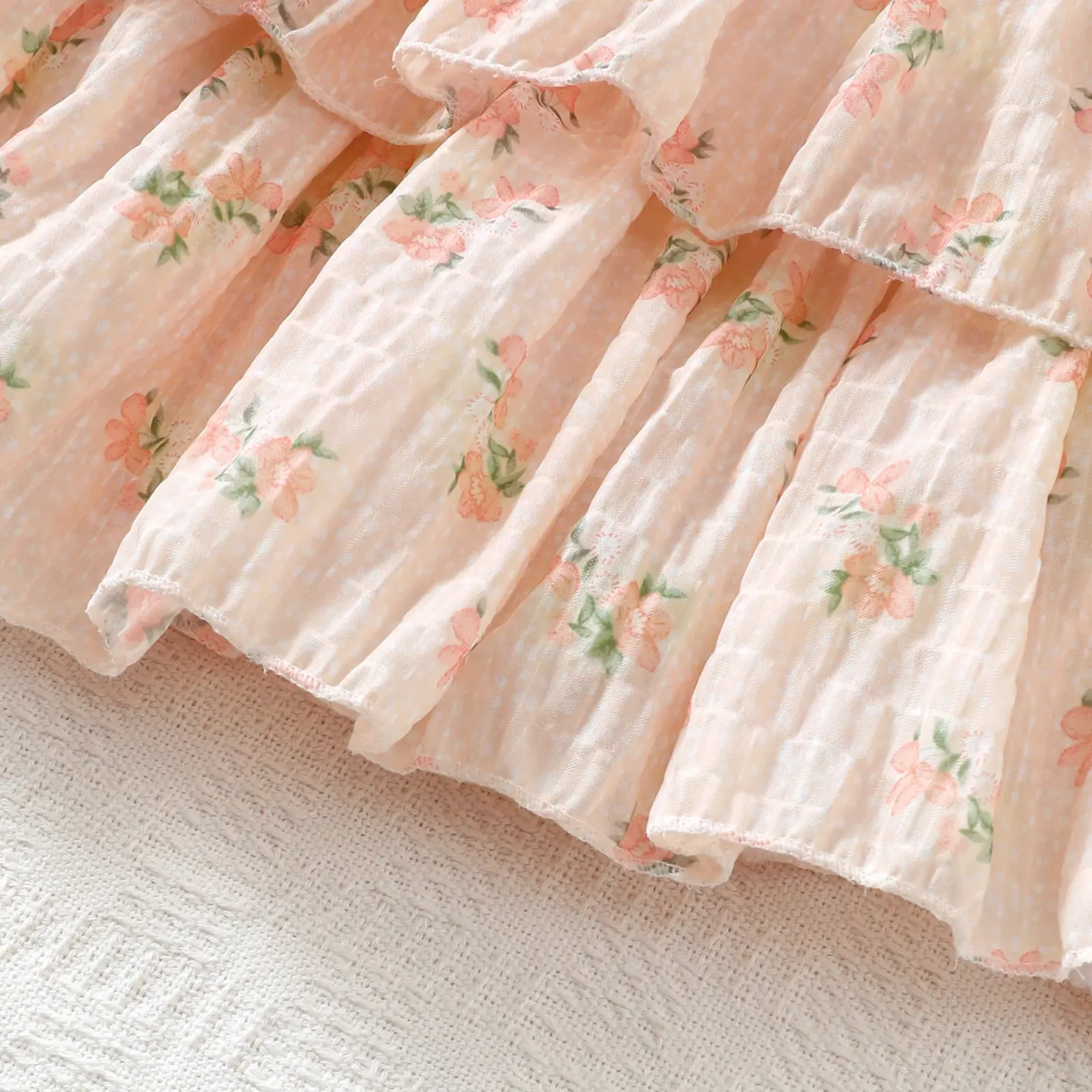 Children Girl Summer Dresses Small Floral Bow Princess Dresses Birthday Party Dresses for Girls aged 1-6 Years Costume for girls