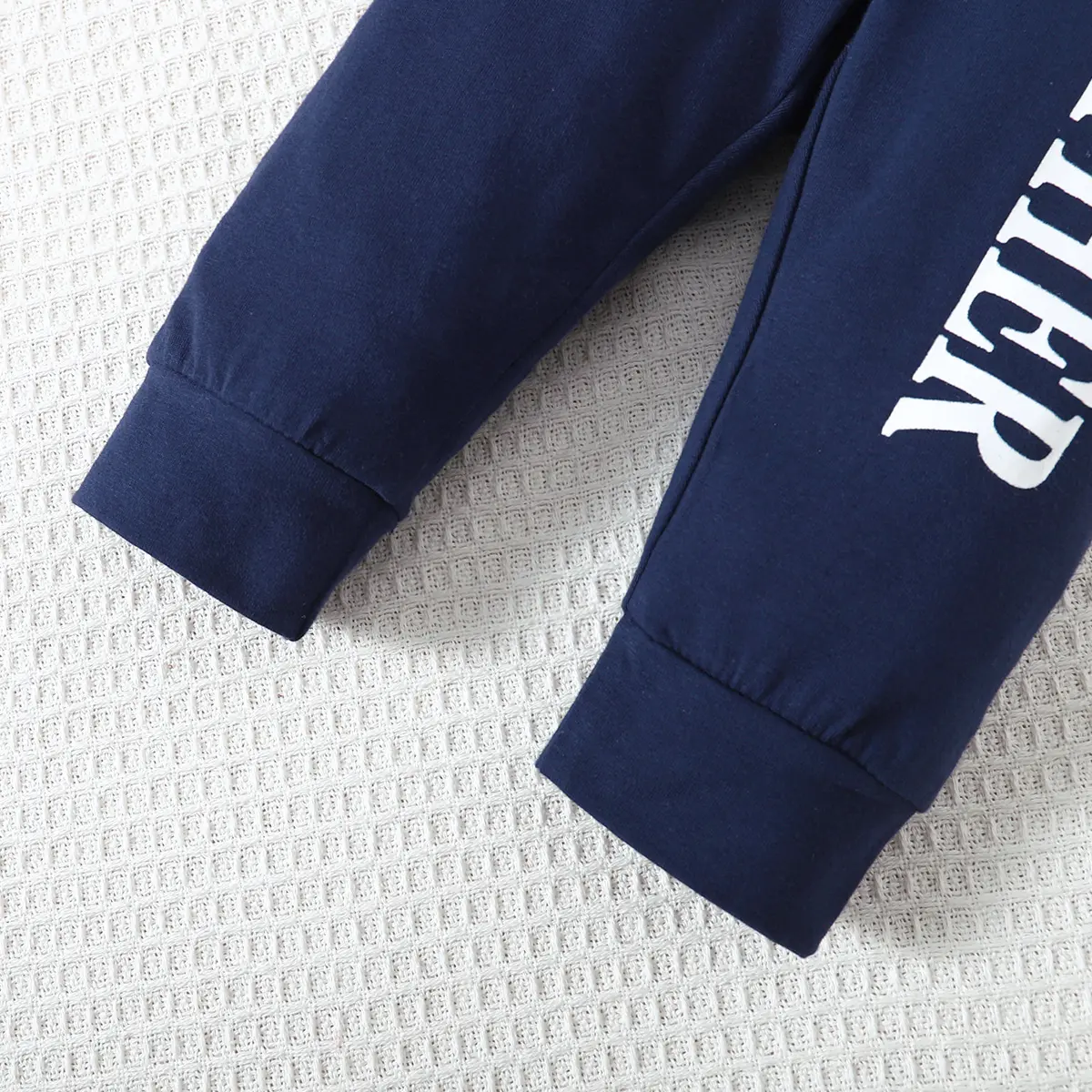 0-18 Months Newborn Baby boy Set Letter Bodysuit+Pants+Hat 3Pcs baby boy Spring and Autumn Sports Style Set