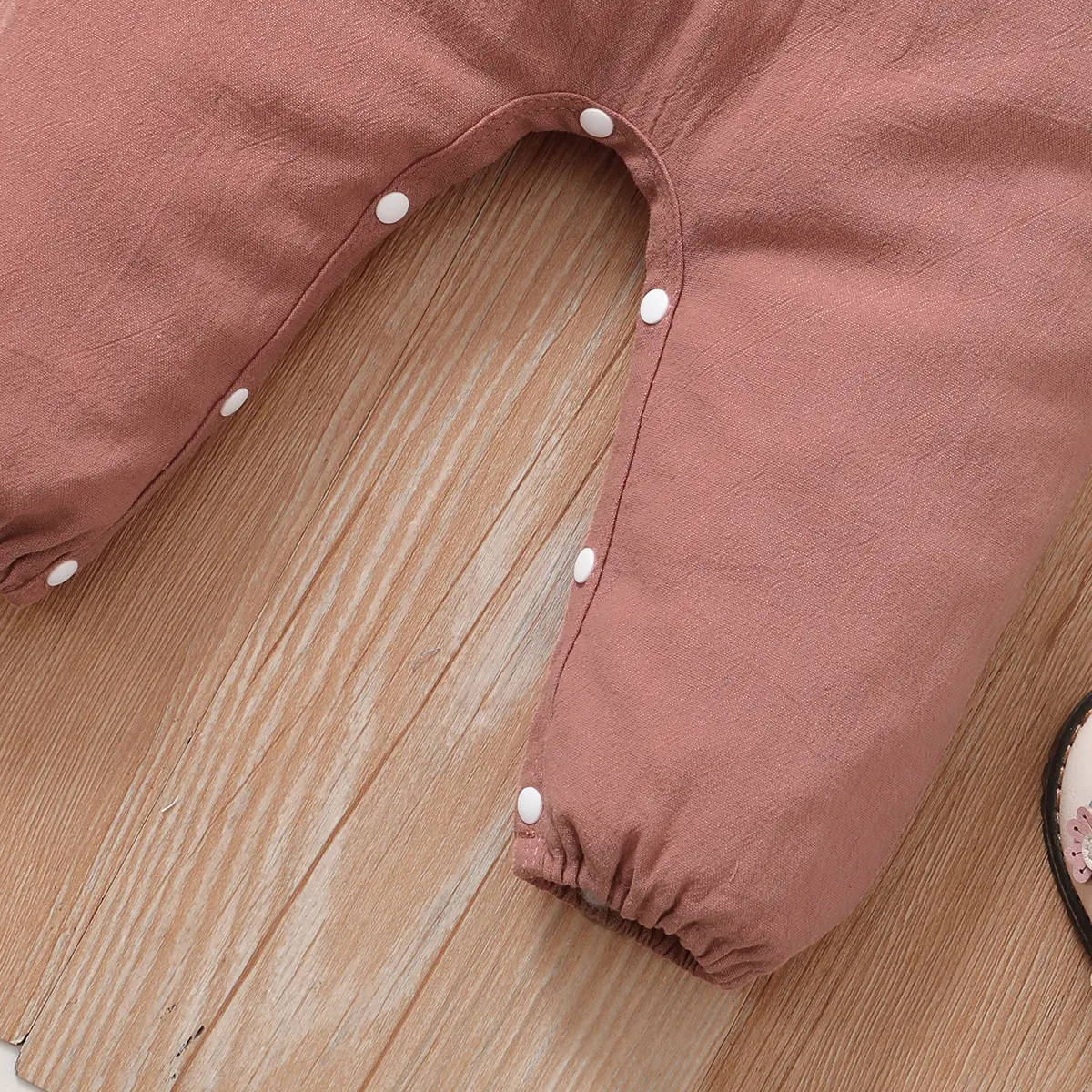 Newborn Baby 'Pure Cotton Flower Pattern Color Blocked Comfortable Long sleeves Bodysuit 0-18 Month Female Baby Crawling Suit