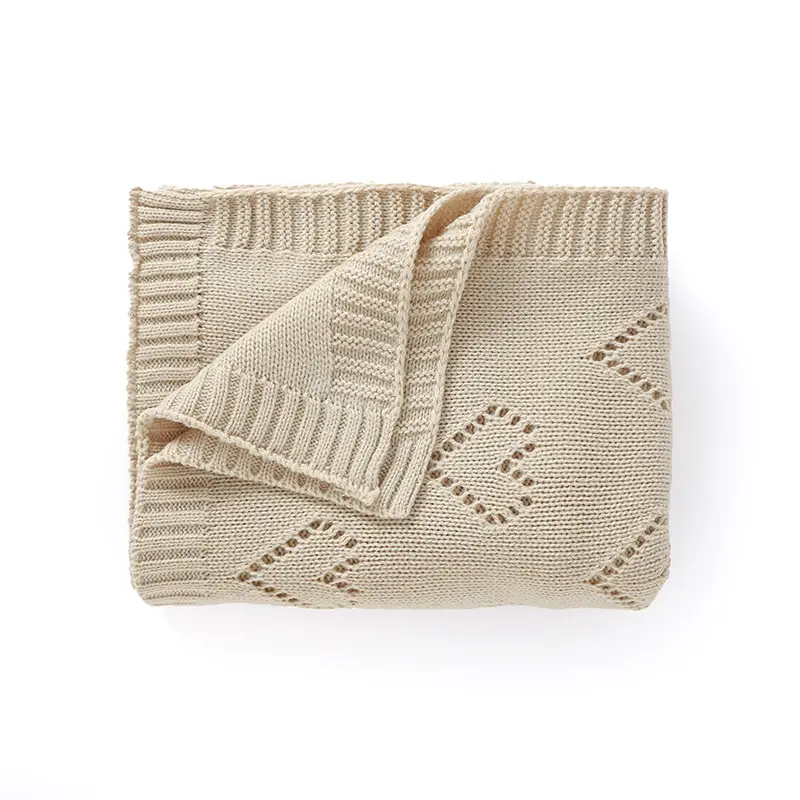 Super Soft Baby Blankets Newborn Boys Girls Cotton Knit Stroller Sleep Quilts Covers 100*80cm Comfort Toddler Kids Throwing Mats