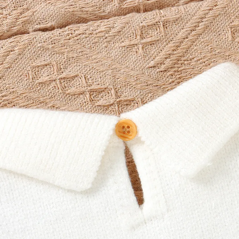 Baby Girls Dress Autumn White Long Sleeve Knitted Infant A-Line Princess Dresses Winter Outwear Toddler Children Bowknot Outfits