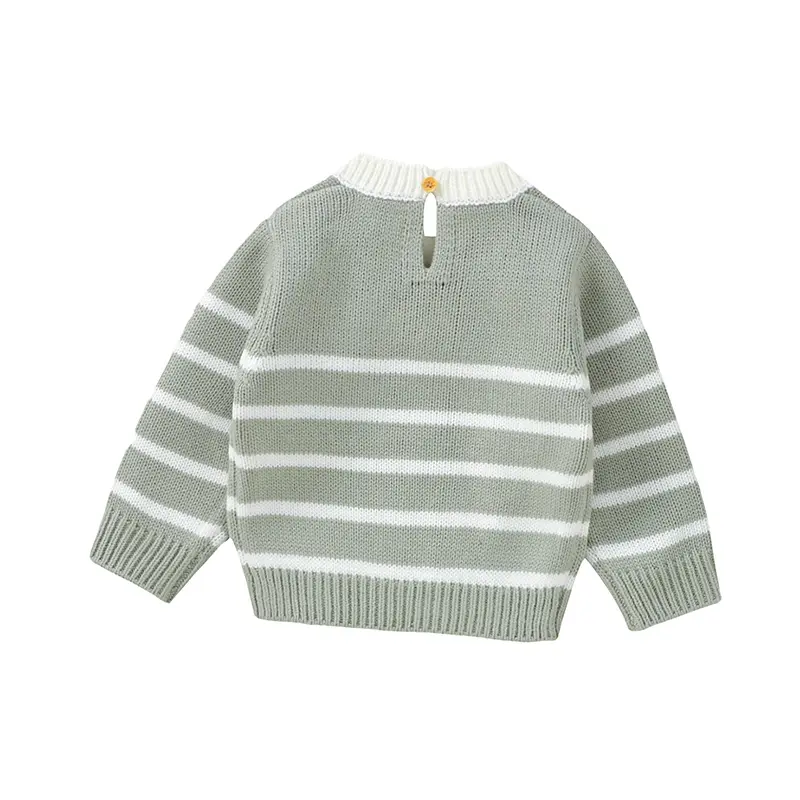 Autumn Baby Boys Knit Sweaters Pullovers Casual Crew Neck Long Sleeve Newborn Infant Girls Knitwear Jumpers Toddler Outwear Tops