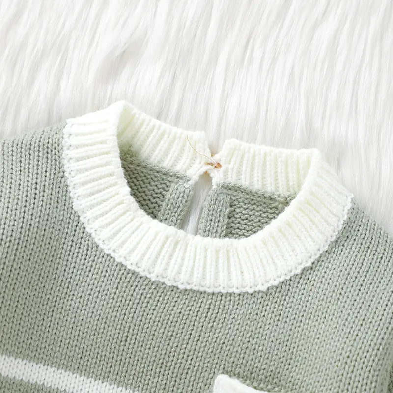 Autumn Baby Boys Knit Sweaters Pullovers Casual Crew Neck Long Sleeve Newborn Infant Girls Knitwear Jumpers Toddler Outwear Tops