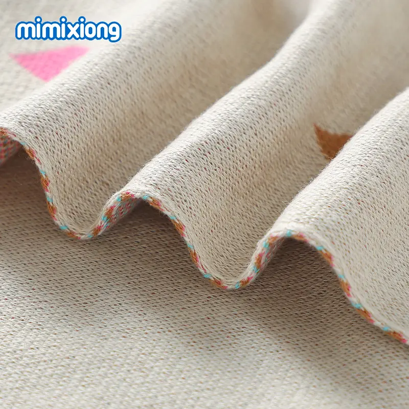90*70cm Baby Blankets Cotton Dual-Use Newborn Boys Girls Srtoller Swaddle Sleepsack Ultra-Soft Knit Infant Child Receiving Quilt
