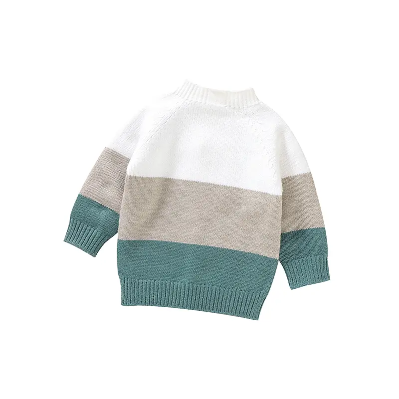 Autumn Baby Sweaters Winter Casual Round Neck Long Sleeve Knit Newborn Infant Boys Pullovers Tops 1-3Y Toddler Knitwear Clothing