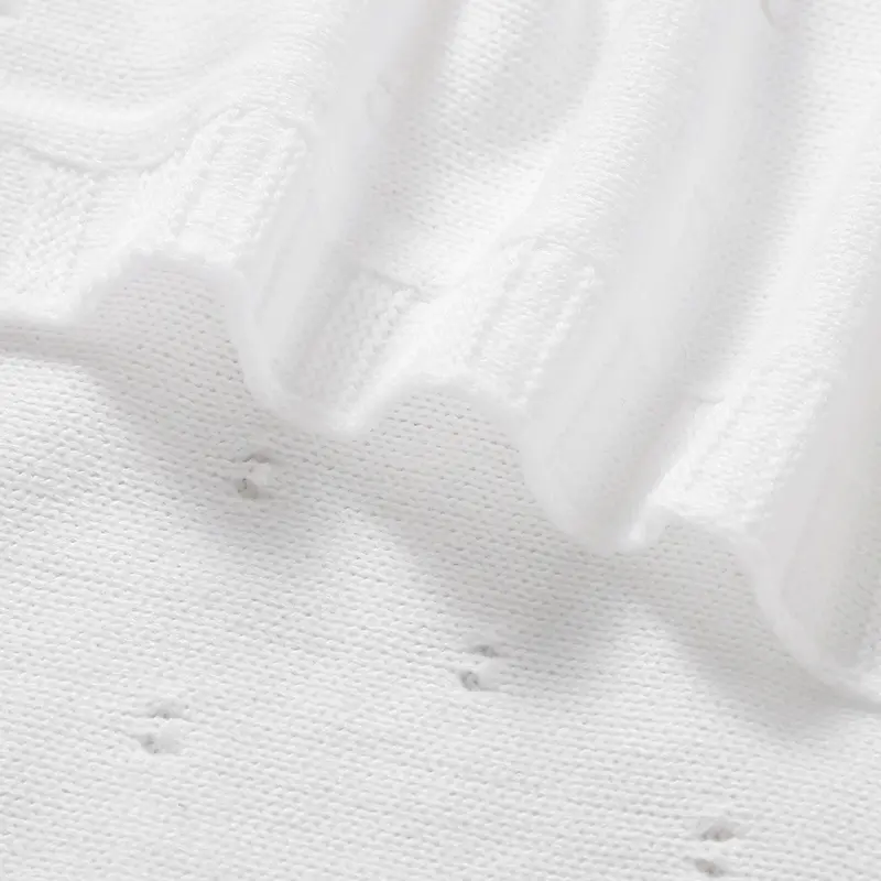 Baby Swaddle Blankets 90*70cm Knitted Newborn Infant Boy Girl Stroller Bedding Sleeping Covers Ultra Soft Toddler Receiving Mats