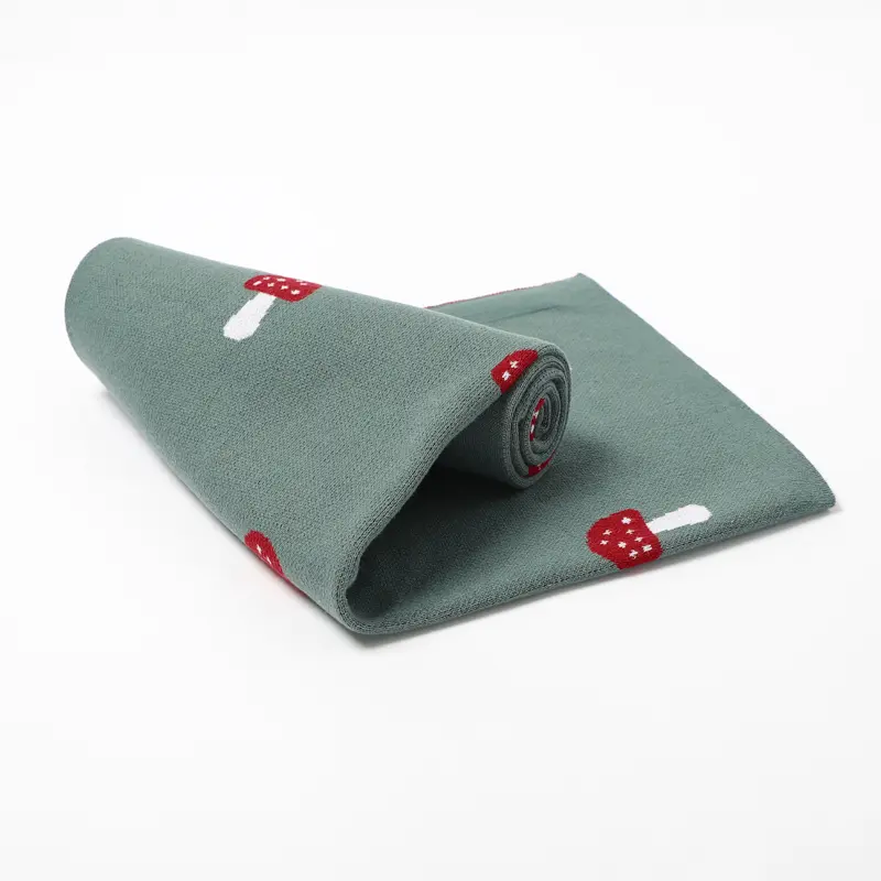 Baby Blankets Knitted Newborn Infant Boys Girls Cotton Monthly Swaddle Quilts 100*80cm Toddler Kids Stroller Nursery Sleep Sacks