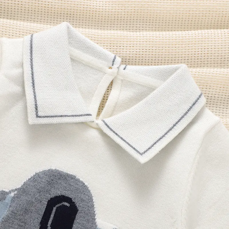 Summer Short Sleeve Baby Rompers Clothes 0-18m Elephant Knitted Newborn Infantil Boys Cotton Jumpsuits Outfits Toddler Playsuits