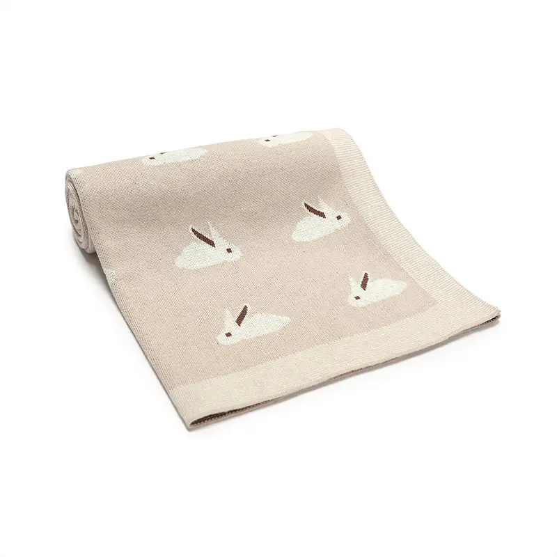 Baby Blankets Cotton Super Soft Knitted Newborn Boys Girls Month Stroller Bedding Swaddle Wrap Covers 100*80cm Receiving Quilts