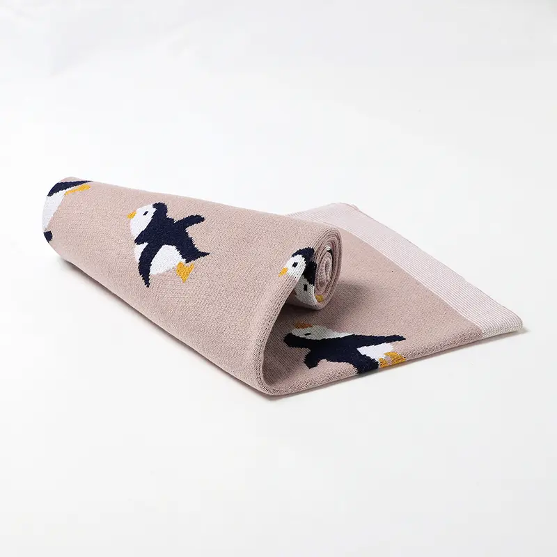 Baby Blankets Newborn Netural Stroller Nursery Swaddling Wrap Cradle Quilts Breathable Cotton Knitted Infant Boys Girls Cellular