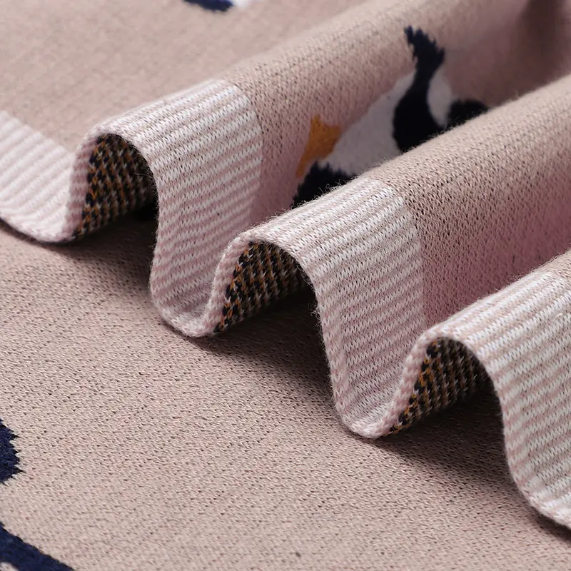 Baby Blankets Newborn Netural Stroller Nursery Swaddling Wrap Cradle Quilts Breathable Cotton Knitted Infant Boys Girls Cellular