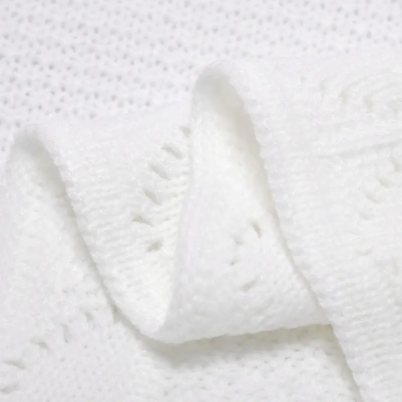 100*80cm Knitted Baby Blankets Breathable Lightweight Newborn Swaddle Receiving Quilt for Infant Boys Girls Toddler Throwing Mat